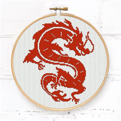 dragon cross stitch charts|chinese dragon cross stitch patterns.